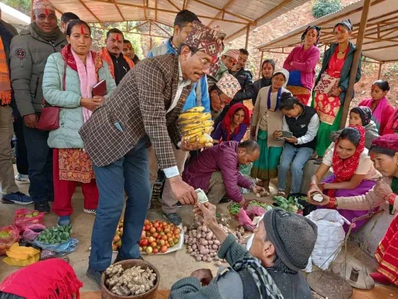 शिवालय गाउँपालिकामा प्रत्येक महिनाको १५ गते र मसान्तमा हाटबजार