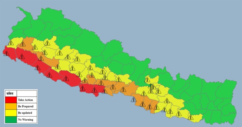 मध्य र पश्चिमी तराईका भूभागमा अत्यधिक गर्मी